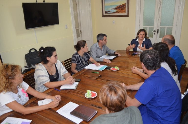 Fernanda Alonso recibió a personal del Hospital Gobernador Centeno