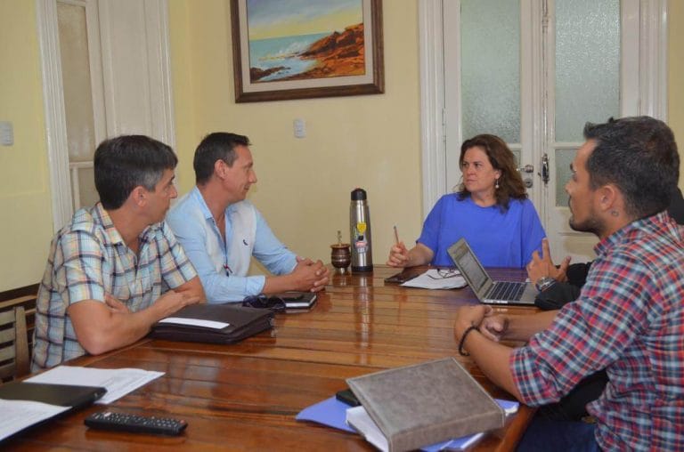 Funcionarios provinciales mantuvieron reuniones de trabajo con Fernanda Alonso