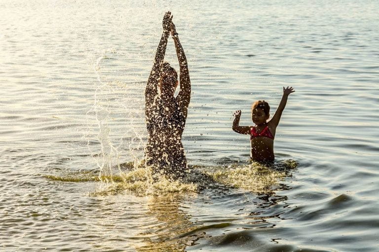 Más de 3.000 personas disfrutaron de la laguna Ojo de Agua en Uriburu durante el fin de semana