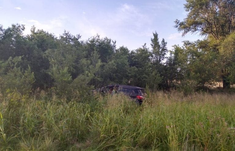 Vuelco en la Ruta 102 entre Castex y Monte Nievas