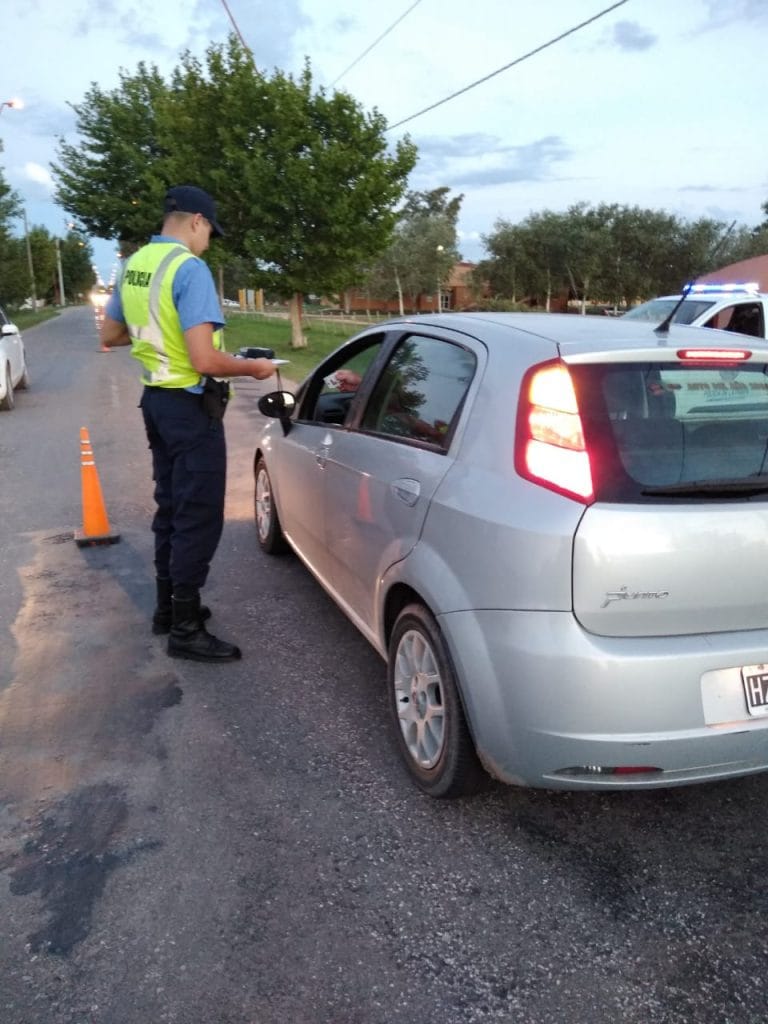 Controles en Realicó: Dos alcoholemias positivas y un demorado por violencia de género