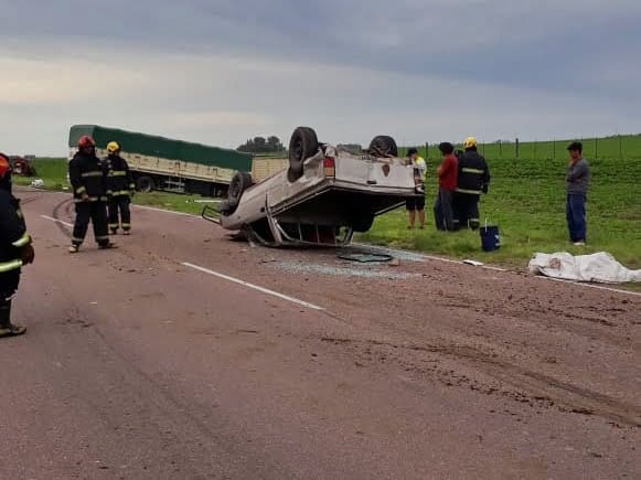 Múltiple choque en Ruta Provincial 1, a 25 kilómetros de General Pico
