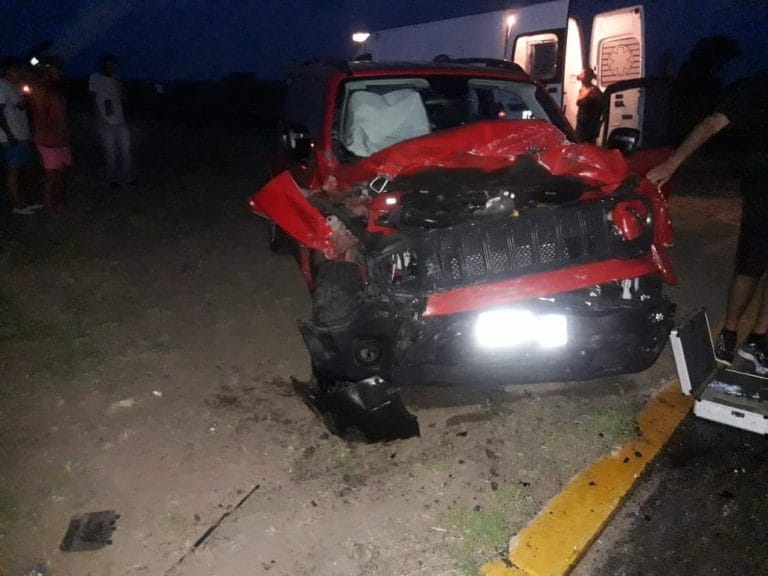 Accidente fatal en el cruce de Anguil: Murió un hombre y una mujer