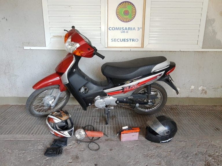 Dos menores protagonizaron un raid delictivo y fueron atrapados en la Ruta a 15 kilómetros de Metileo