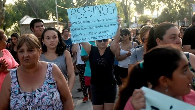 Vecinos de Zárate marcharon en la ciudad de los rugbiers para pedir justicia por Fernando Báez Sosa