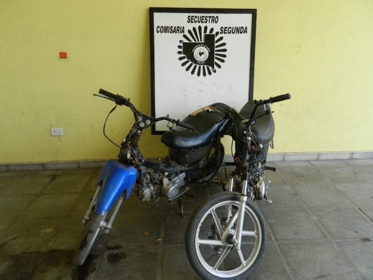 Sigue el robo de motos: dos más fueron  recuperadas por la policía