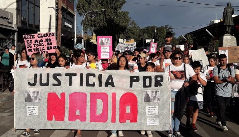 A un mes del intento de femicidio realizan una nueva marcha por Nadia