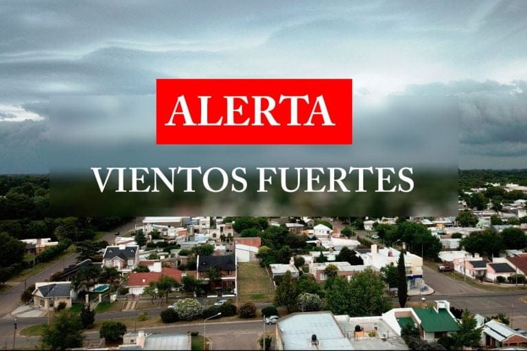 Lanzaron un alerta por «vientos fuertes con ráfagas» para toda La Pampa