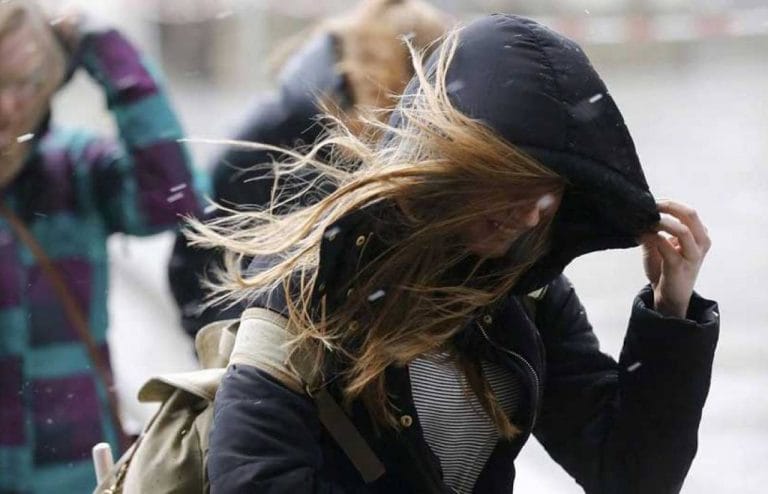 Alerta Meteorológico por vientos fuertes con ráfagas que podrían alcanzar los 80 km/h