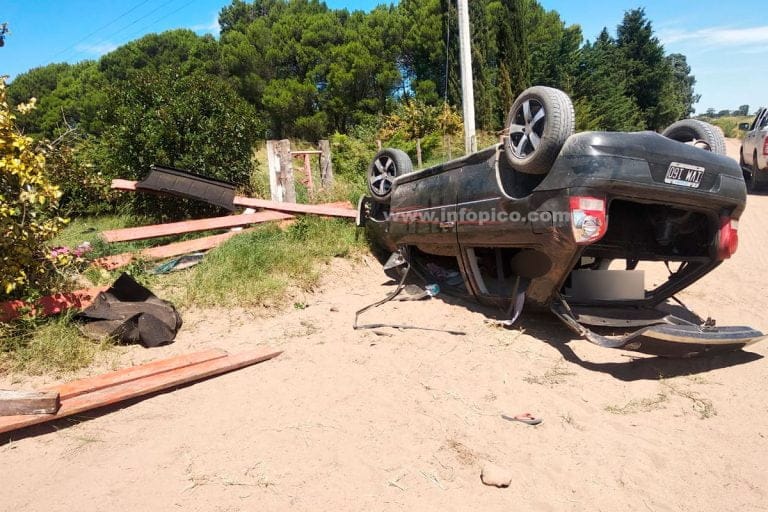 Vuelco fatal cerca de Miguel Riglos: Murió una bebé de diez meses