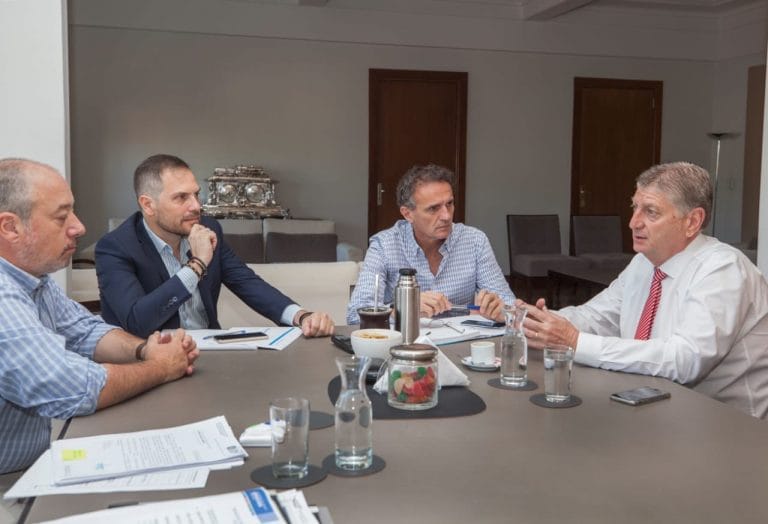 Ziliotto se reunió con el ministro de obras públicas de nación por el Río Atuel y la obra de Portezuelo del Viento