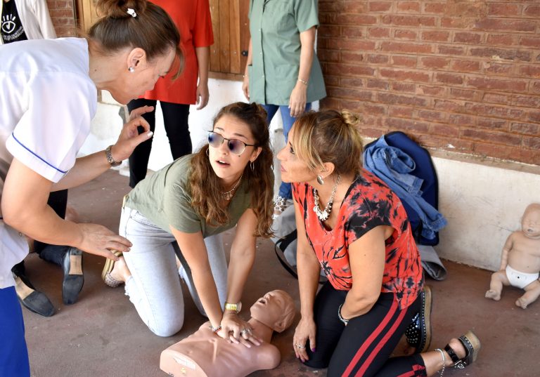 Realizaron un taller de RCP  en la Secretaría de Ambiente y Servicios Públicos