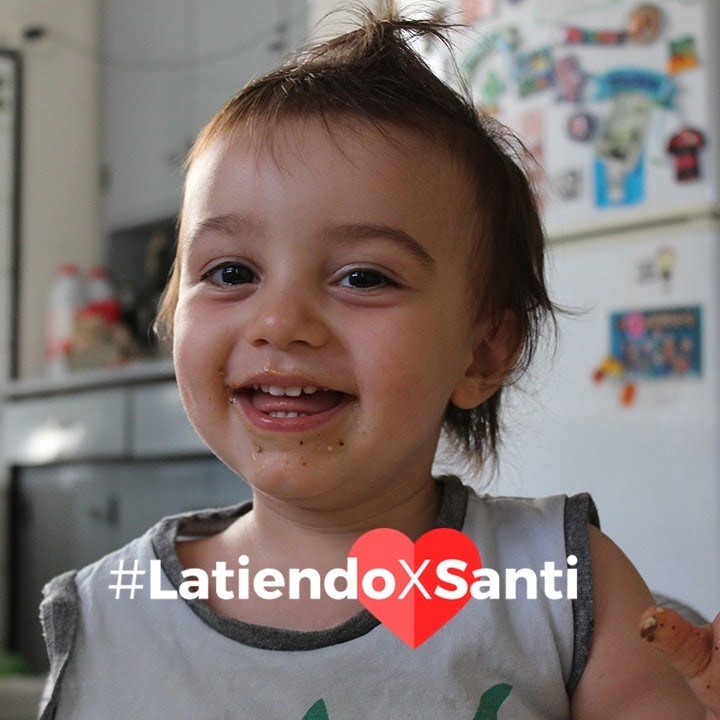 Latiendo por Santi: la campaña que busca ayudar a un bebé para tratarlo y salvarle la vida
