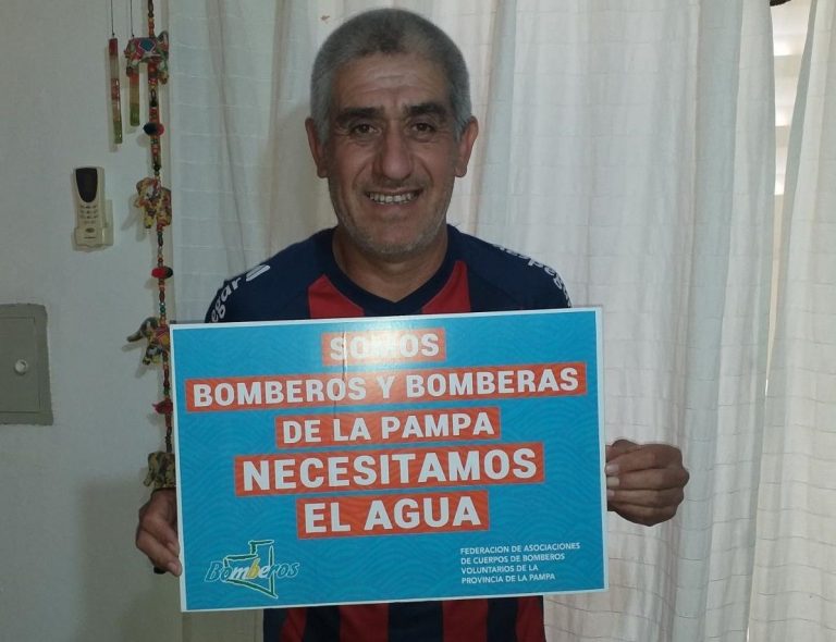 Bomberos Voluntarios lanzaron una campaña adhiriendo a la lucha “Por los ríos de La Pampa”