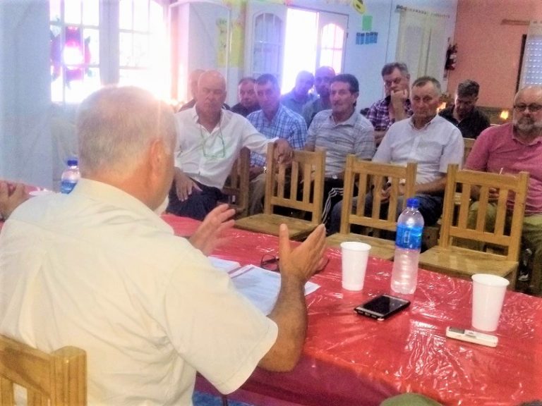 Productores de Metileo se reunieron con el intendente por la disposición de bidones de agroquímicos