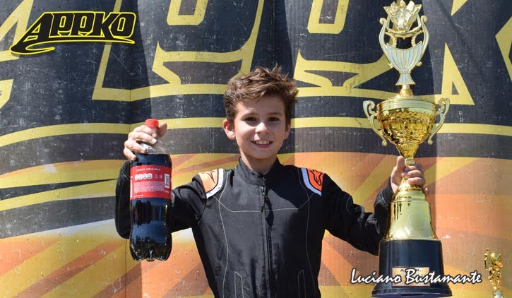 Karting: el piloto piquense, Lautaro Videla, logró su primer y contundente triunfo del año en Olavarría