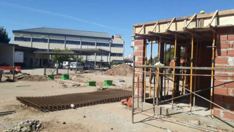 Se encuentra en pleno desarrollo la obra de la nueva estación de servicio para Vialidad Provincial