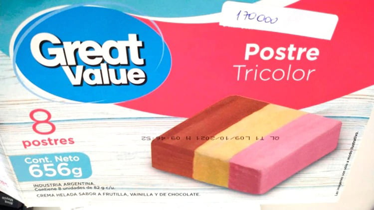 La ANMAT ordenó el retiro de un lote de postres helados Great Value por una peligrosa bacteria