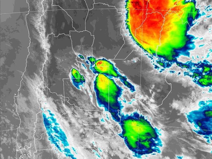 Atención: Emiten un alerta meteorológico a “corto plazo” por fuertes tormentas con ráfagas y ocasional caída de granizo para La Pampa