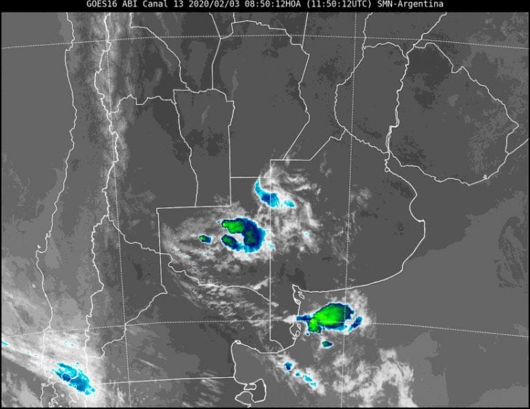 Alerta meteorológico para el oeste y centro de La Pampa por «tormentas fuertes» con caída de granizo