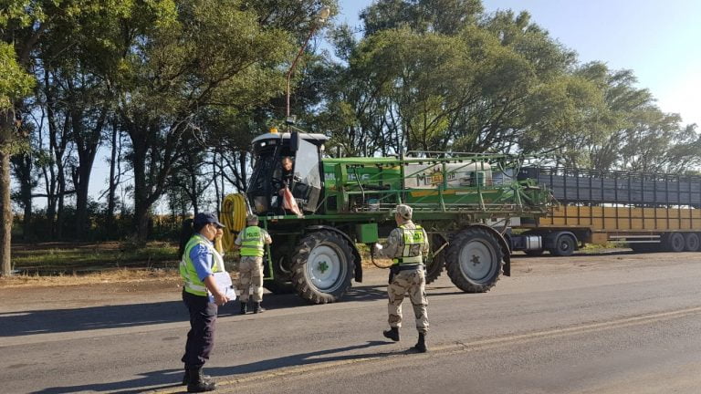 Infraccionan equipos pulverizadores que venían a trabajar a La Pampa sin permiso