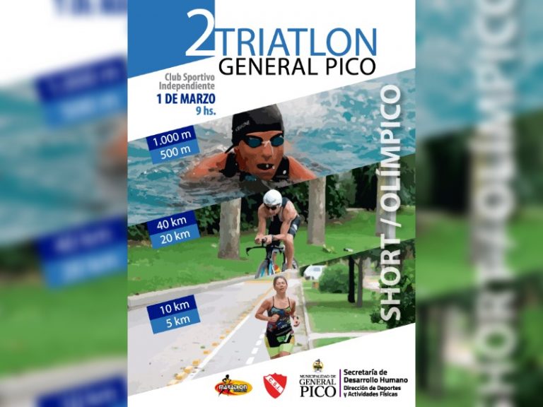 La Municipalidad y el Club Spotivo Independiente organizan un Triatlón para General Pico