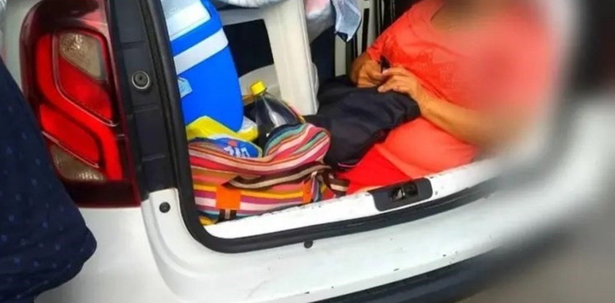 Un turista argentino llevaba a su suegra en el baúl del auto y fue multado en Florianópolis