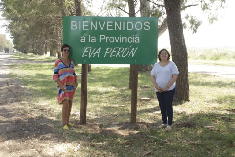 Por el Día de la Mujer, La Pampa “recupera” su nombre original y se llama Eva Perón