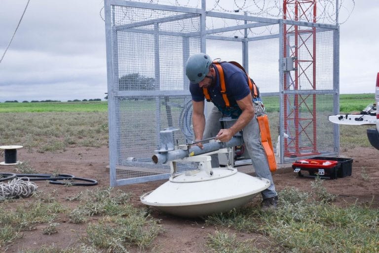 Culminaron los trabajos en la antena del Paraje El Durazno