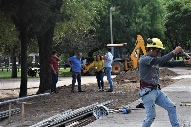 La intendenta Fernanda Alonso visitó las obras del Hospital Gobernador Centeno