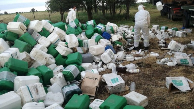 La Fundación Campo Limpio retiró bidones vacíos de agroquímicos en Metileo