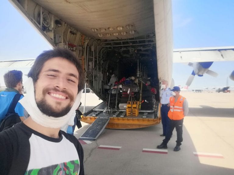 El piquense Francisco Alfonso, varado en Perú, ya está regresando a la Argentina