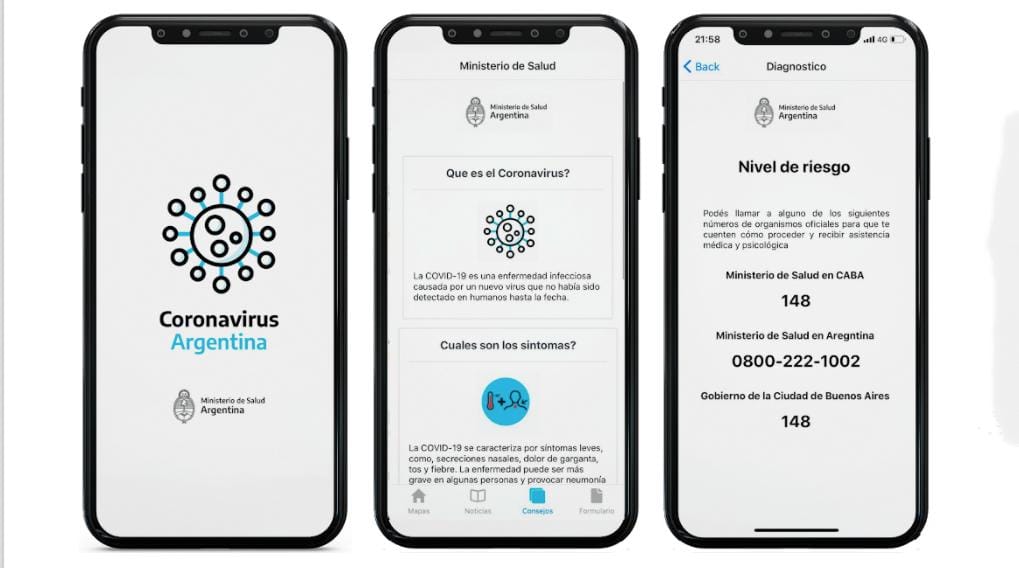 El Gobierno lanzó una app para hacerse un “autotest” de Coronavirus: Mirá cómo se usa