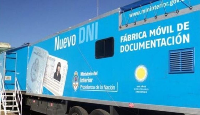 El camión fábrica de DNI llega a General Pico y Santa Rosa