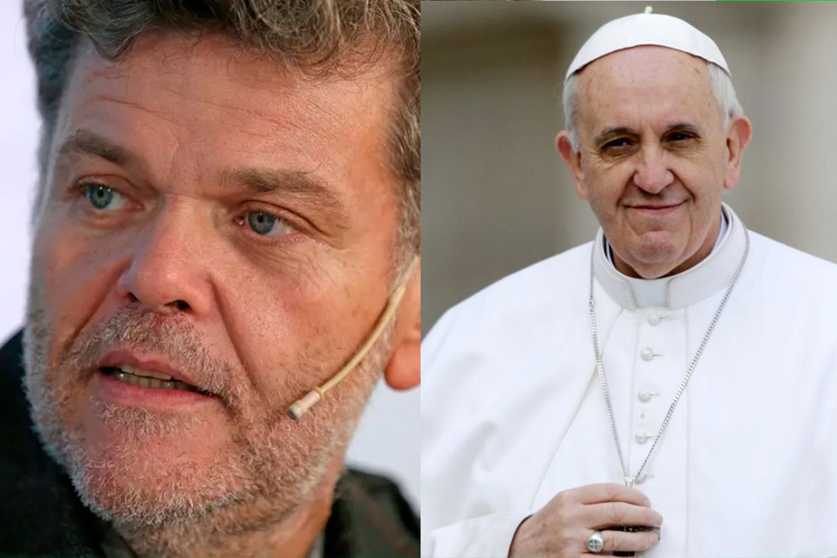 Alfredo Casero trató de “cínico” y “sorete” al papa Francisco