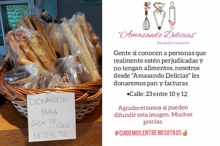 ¡Una hermosa iniciativa solidaria!: Una panadería piquense donará pan y facturas para todo aquel que verdaderamente lo necesite