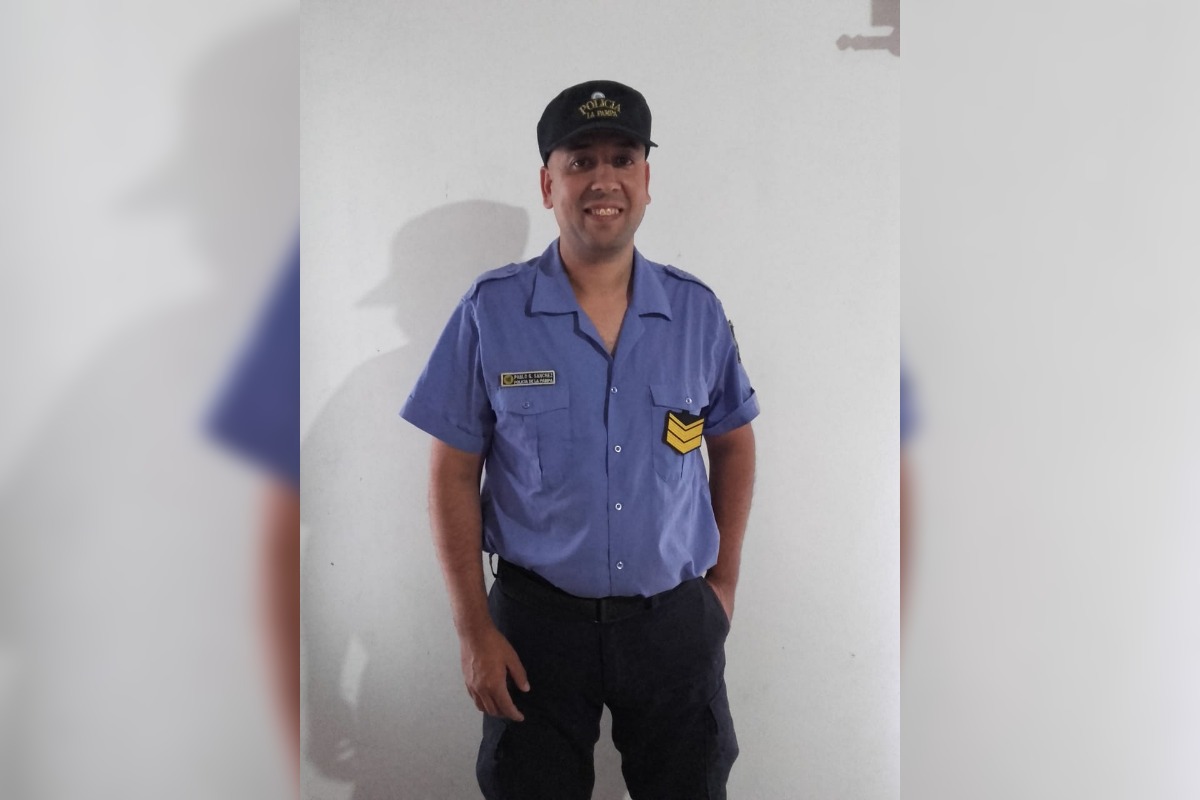 La buena acción de Pablo “Coquí” Sánchez, policía de La Pampa