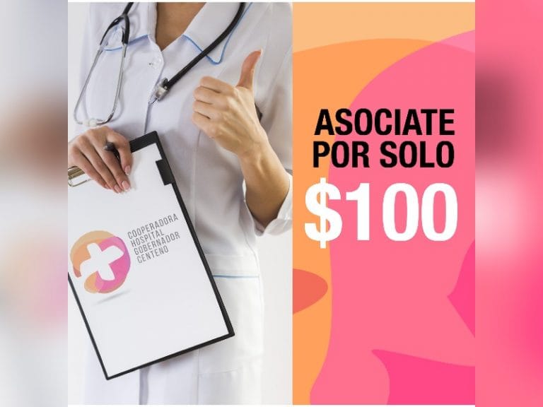 “Ayudanos a ayudar”: Ya podes ser socio mensual de la Cooperadora del Hospital Gobernador Centeno por solo $ 100