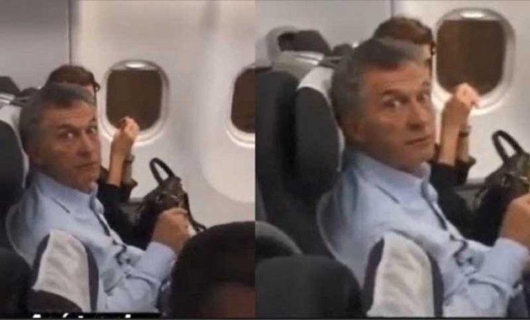 Increparon al ex Presidente en un avión: “Macri, ladrón, arruinaste el país”