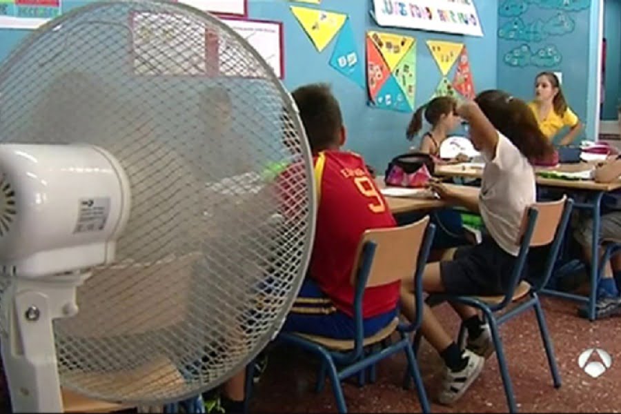 Ante la ola de calor, el gremio UTELPa pidió garantizar condiciones mínimas en las escuelas