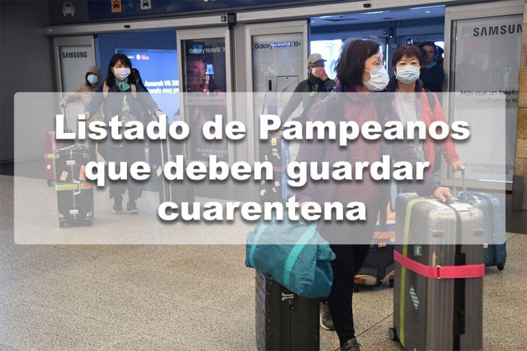 Ya son 536 los pampeanos que volvieron del exterior y deben estar en aislamiento