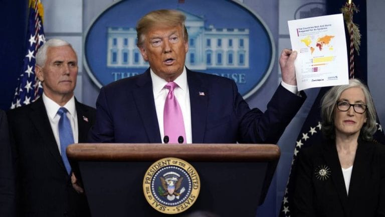 Trump dijo que EEUU vive las semanas “más duras”, tras superar los 300.000 casos de coronavirus
