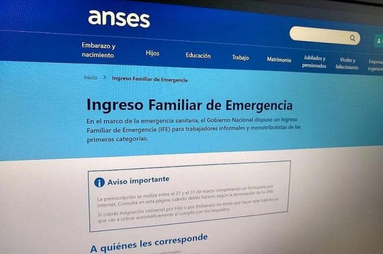 ANSES comienza a pagar el IFE y AUH: Mirá cuándo cobrás