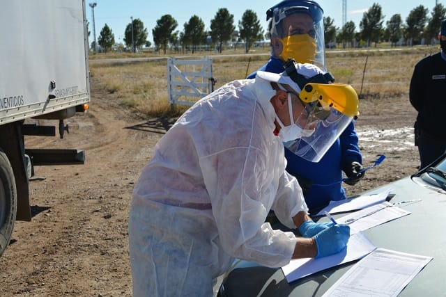 En La Adela continúa con los controles estrictos para evitar la transmisión del coronavirus