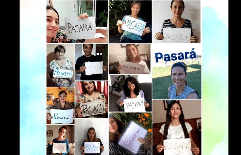 “Pasará”: el mensaje esperanzador que grabaron las docentes de primaria del Colegio Santa Inés para sus alumnos
