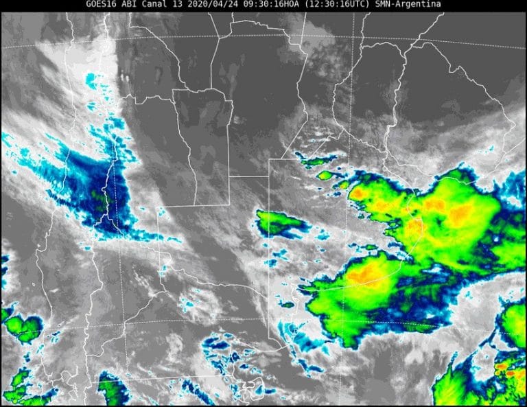 Cese de alerta por tormenta fuertes para el centro y sur de La Pampa