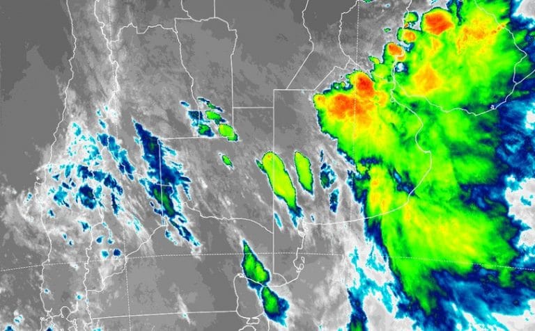 Dos avisos a corto plazo por tormentas fuertes con ráfagas y ocasional caída de granizo para distintas localidades de La Pampa
