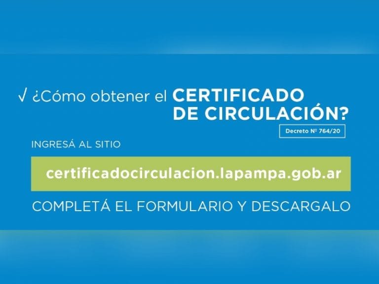 Mirá cómo se tramita el permiso de circulación para empleadas domésticas, comerciantes y nuevos exceptuados en La Pampa