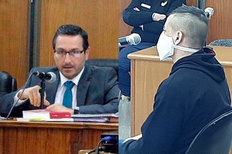 En medio del juicio por el femicidio de Coggiola un juez le pidió al imputado que se saque el barbijo: «estamos juzgando a una persona a la que no le hemos visto la cara»