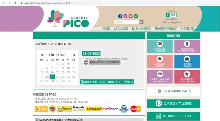 Mirá como podes descargar  y pagar las facturas de tasas municipales